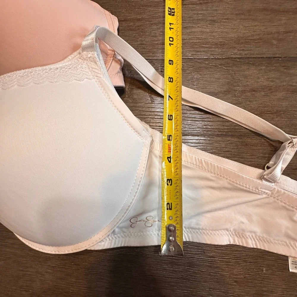 Jessica Simpson Bra bundle 42D Full‎ Coverage Lined Adjustable Straps Pink White